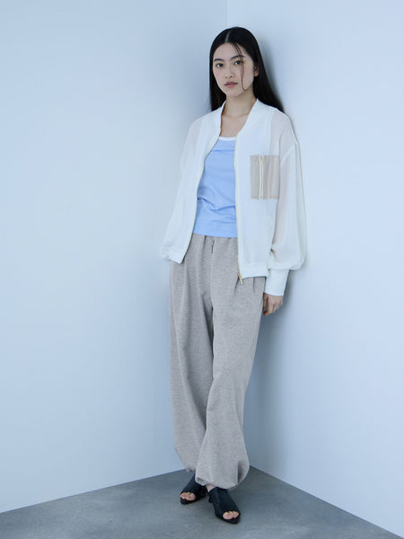 【着回し抜群】裏毛2タックパンツ