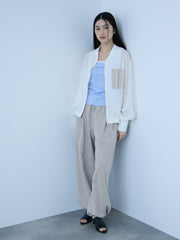 【着回し抜群】裏毛2タックパンツ