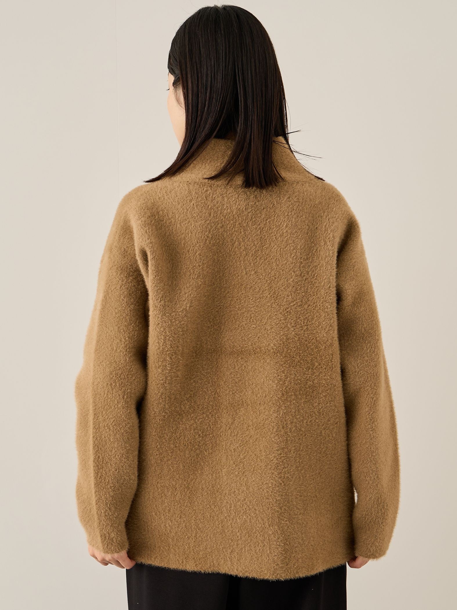 フェレットタッチWニットジャケット≪手洗い可能≫