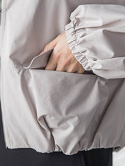 撥水バルーンブルゾン