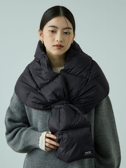 TAION　マウンテンボリュームダウンスカーフ≪手洗い可能≫