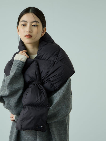 TAION　マウンテンボリュームダウンスカーフ≪手洗い可能≫