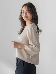 ダブルサテンブラウス