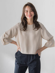 ダブルサテンブラウス