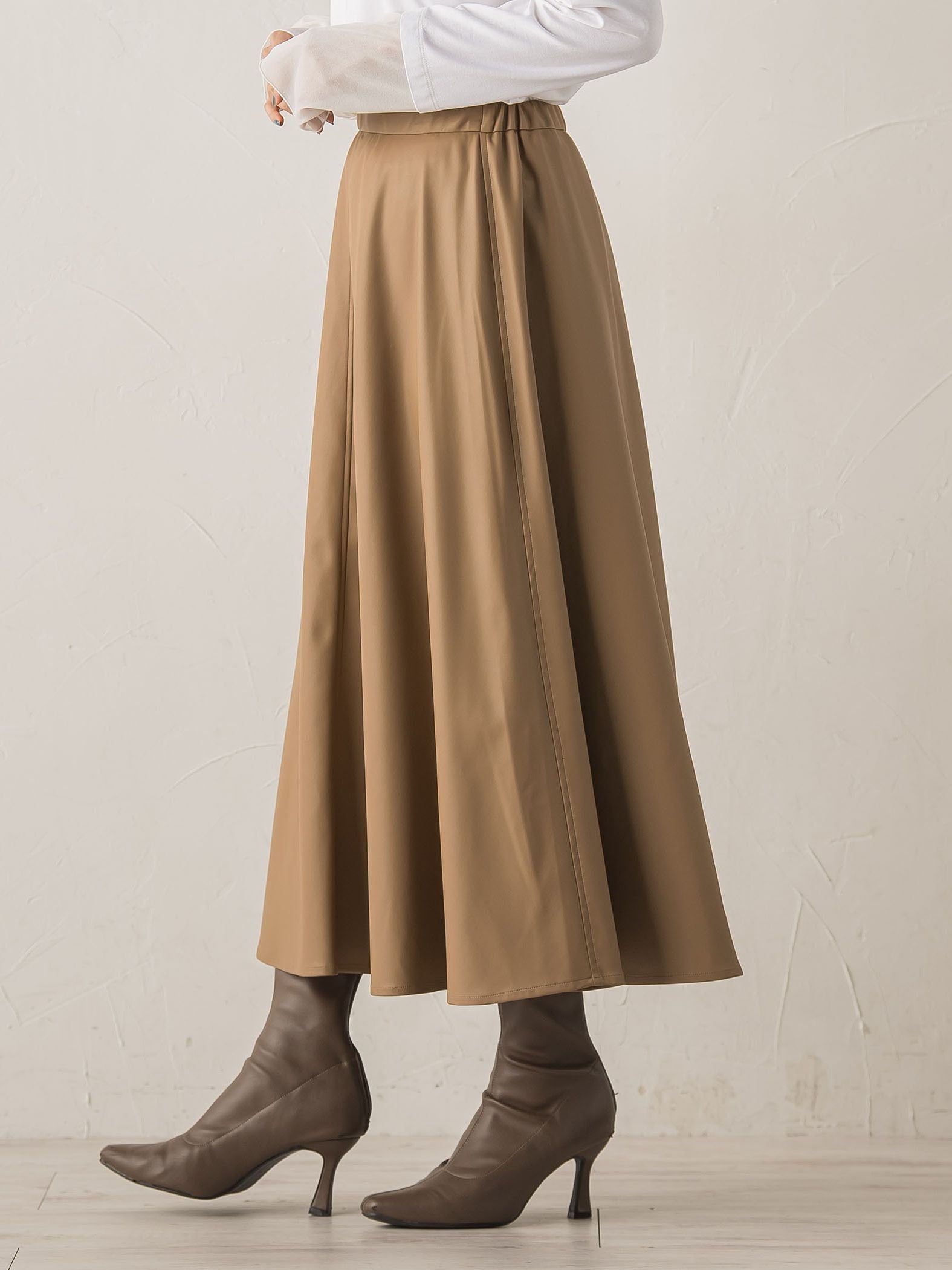 レザーライクスカート≪洗濯機で洗える≫