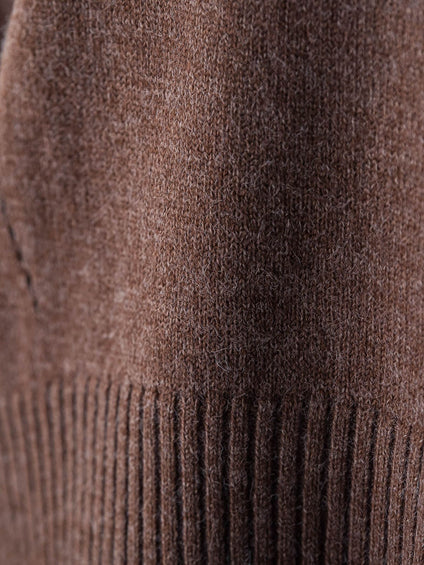 ハイネックシンプルニット≪手洗い可能≫