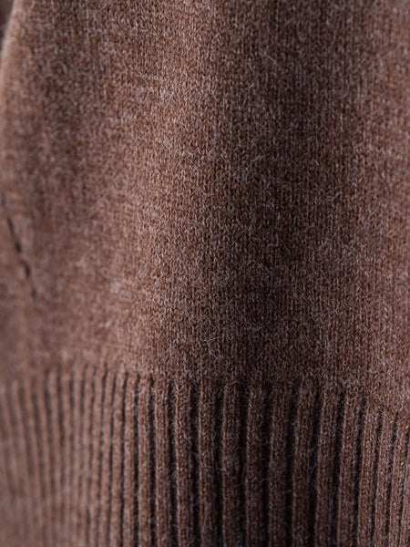 ハイネックシンプルニット≪手洗い可能≫