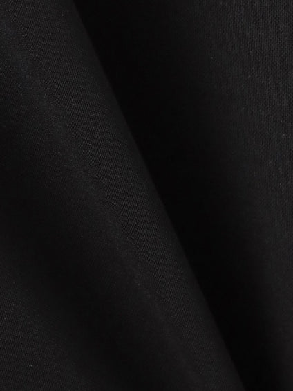 バックサテン切り替えスムースカットソー