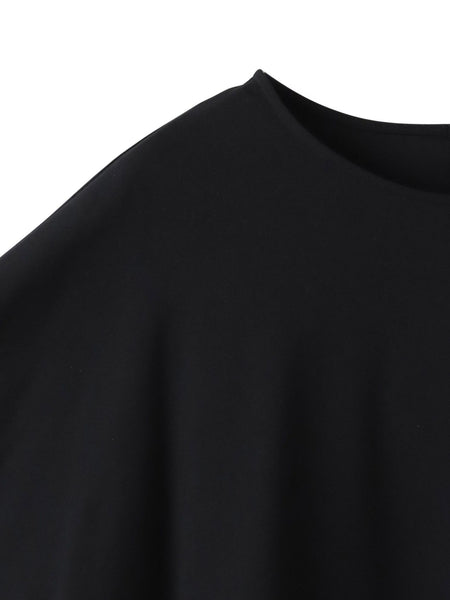 バックサテン切り替えスムースカットソー