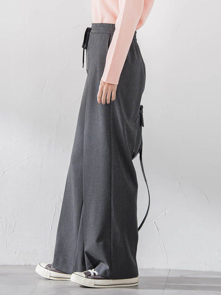 エクセレントウォーム裏起毛ワイドパンツ