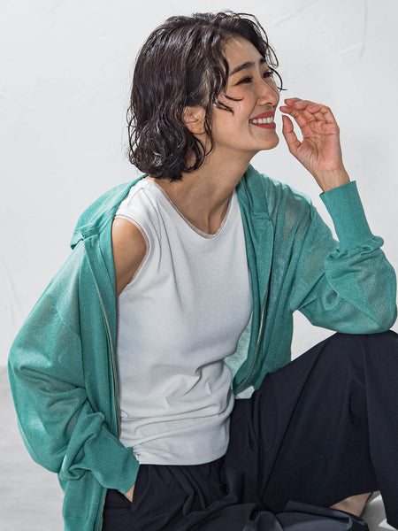【WEB限定】ラメタンクトップ≪手洗い可能≫