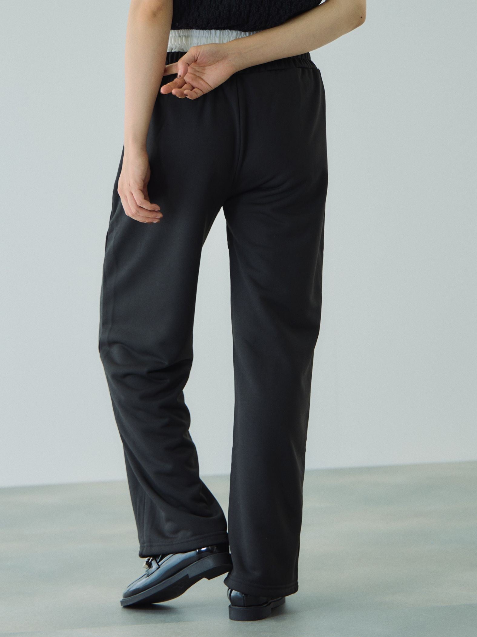 配色ドッキングスウェットパンツ≪セットアップ対応/手洗い可能≫