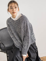 ラメミックスプルオーバー≪手洗い可能≫