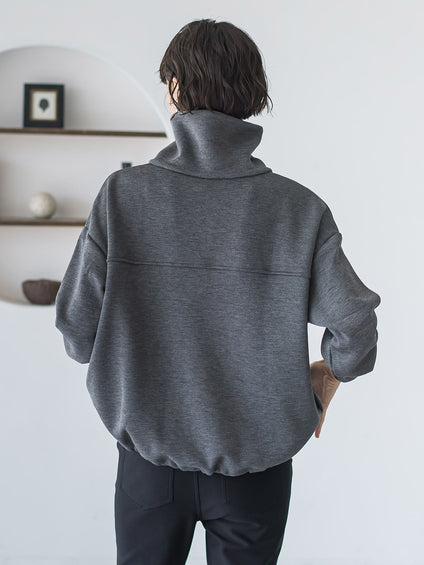【WEB限定】裏起毛ジッププルオーバー
