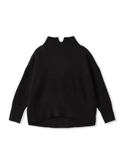 ハイネックシンプルニット≪手洗い可能≫