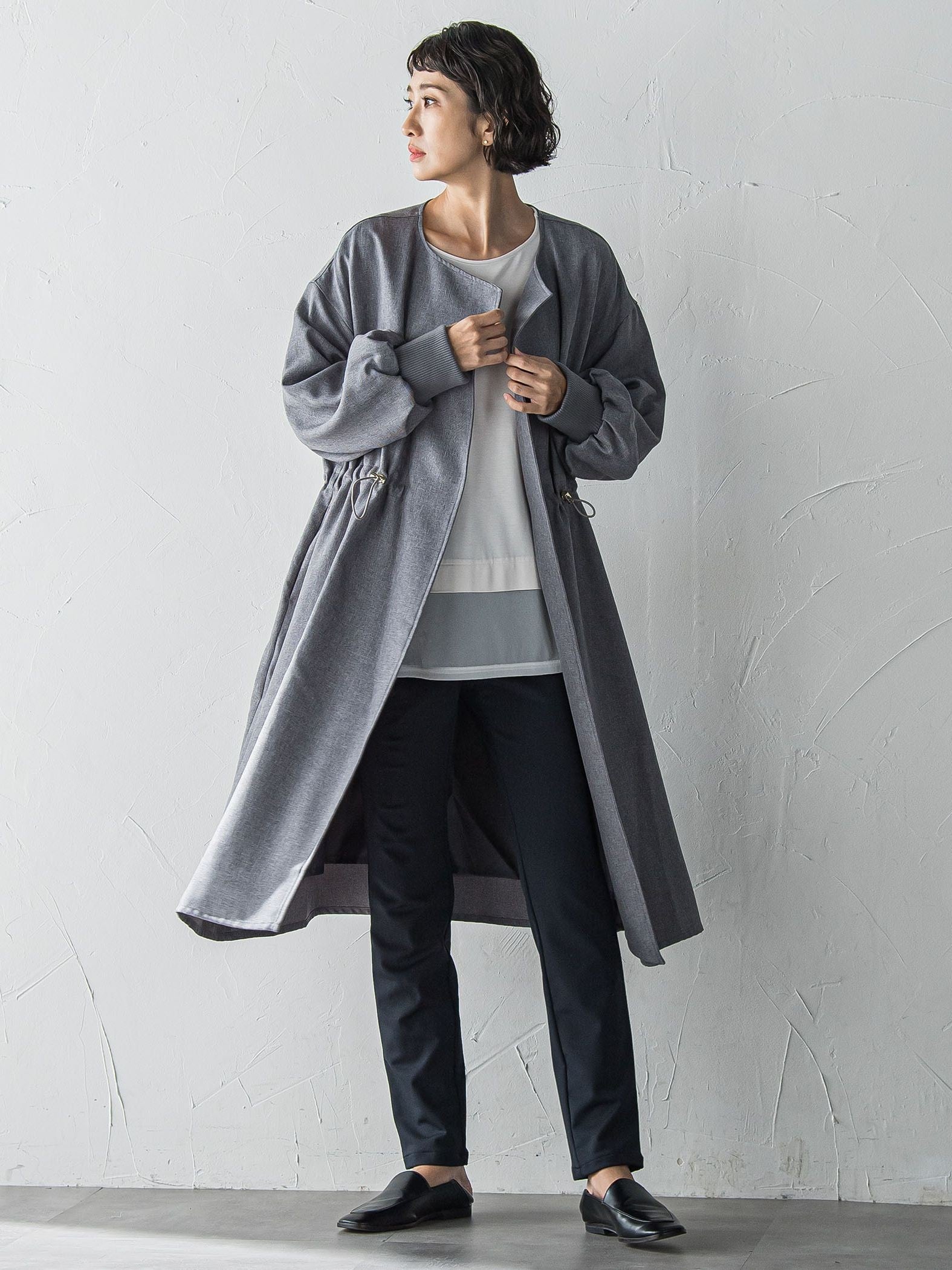 【WEB限定】”品よく軽やかに羽織れる”ライトコート