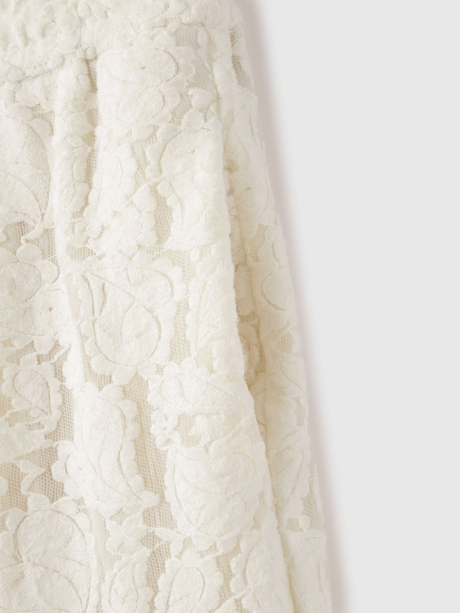 ブラッシュレースイージーワイドパンツ≪手洗い可能≫