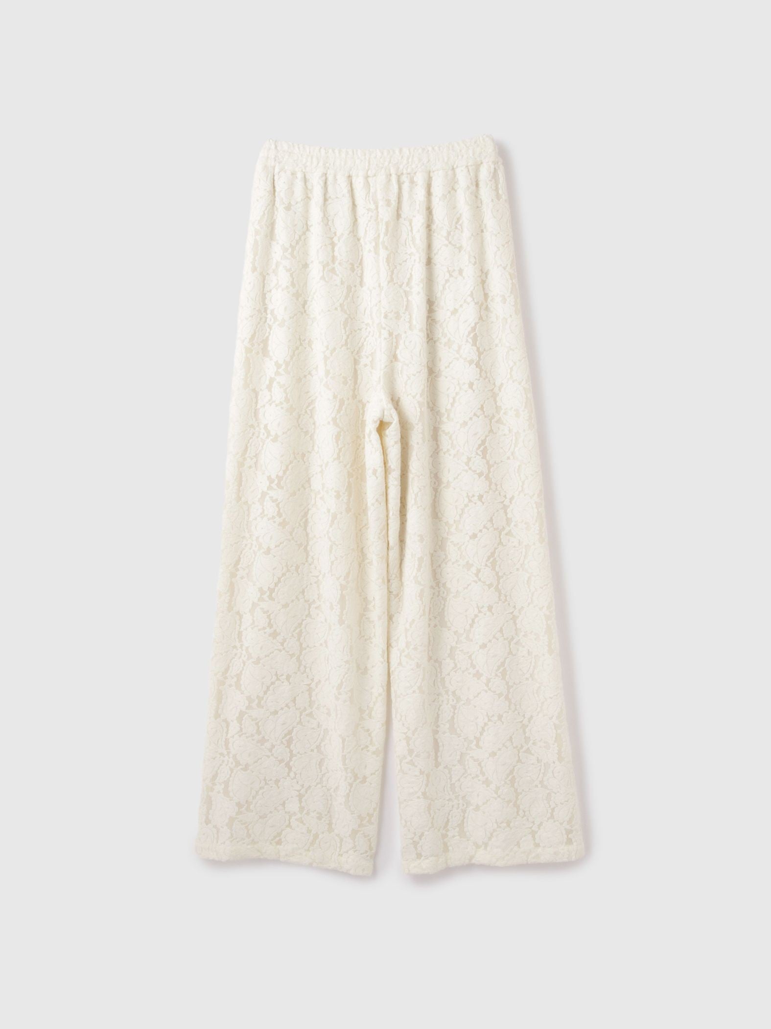 ブラッシュレースイージーワイドパンツ≪手洗い可能≫