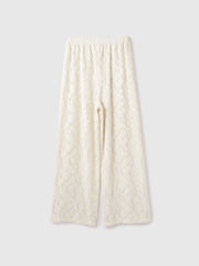 ブラッシュレースイージーワイドパンツ≪手洗い可能≫