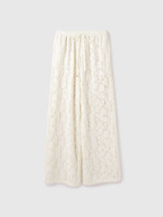 ブラッシュレースイージーワイドパンツ≪手洗い可能≫