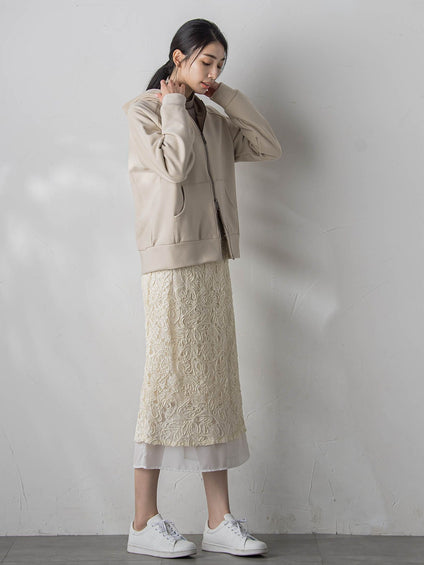 【WEB限定&一部店舗】コードレースナロースカート