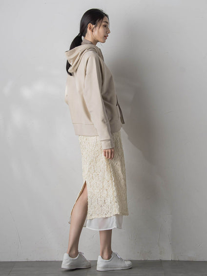 【WEB限定&一部店舗】コードレースナロースカート