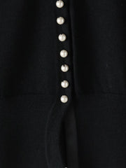 前後2wayパールボタンカーディガン
