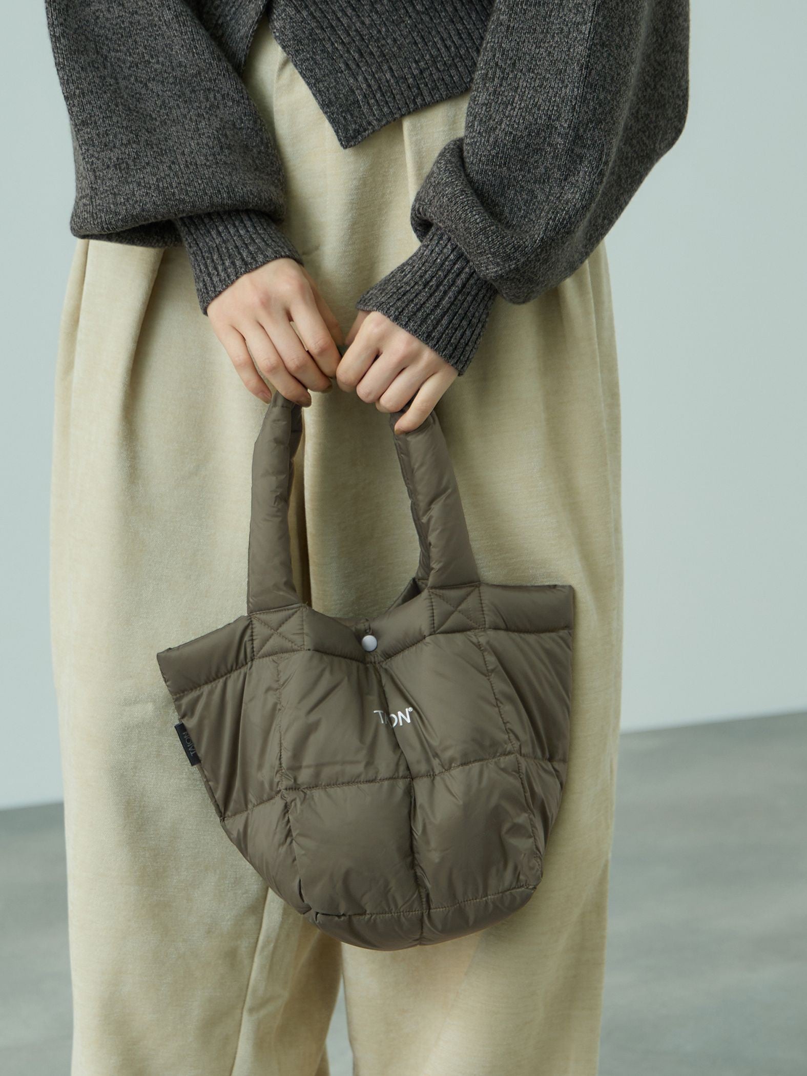 【TAION】ランチダウントートバッグ《手洗い可能》