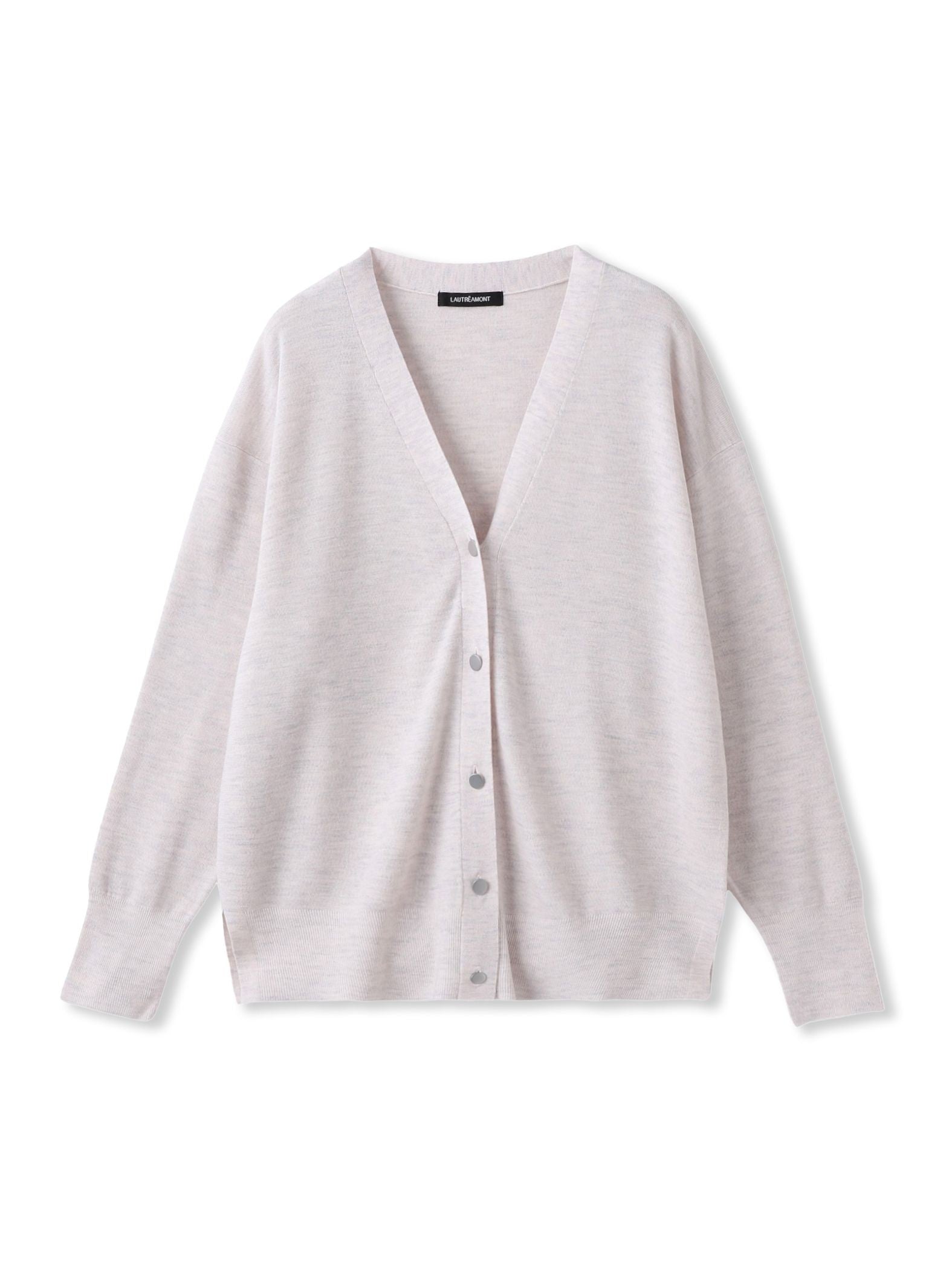 【Brisbane】 Vネックカーディガン≪洗える≫