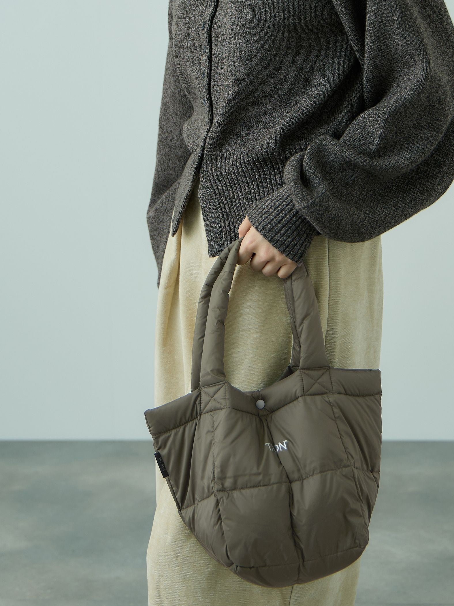 【TAION】ランチダウントートバッグ《手洗い可能》