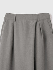 フィブリルサテンラップワイドパンツ≪洗濯機で洗える≫