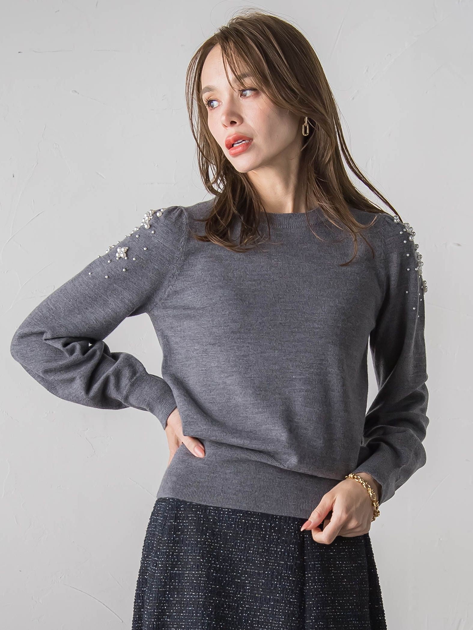 ショルダービジューニット