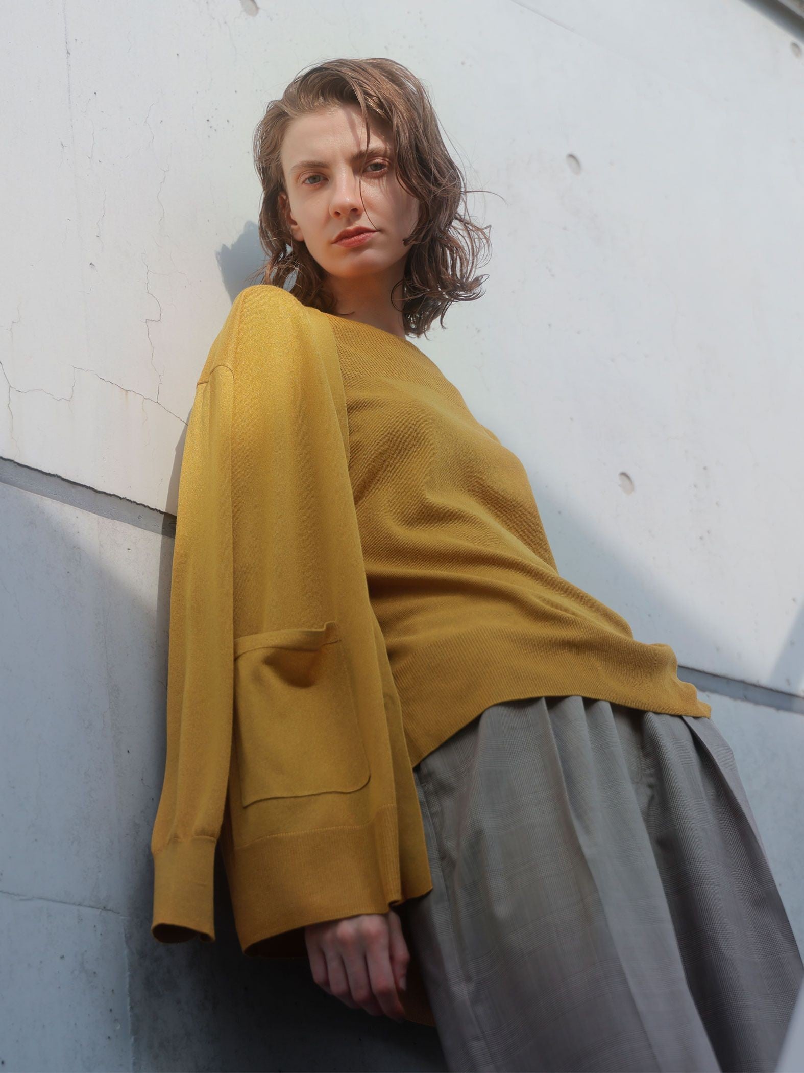 【極】SARIニットカーディガン≪手洗い可能≫