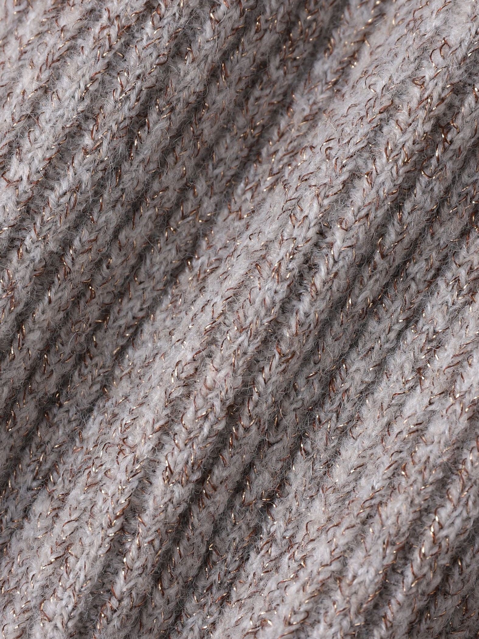 ラメリブボトルネックニット≪手洗い可能≫