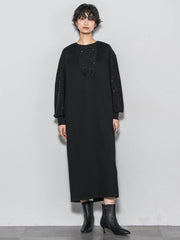 ミニスパンコールクルーネックニット≪手洗い可能≫