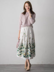 クリスマスローズスカート