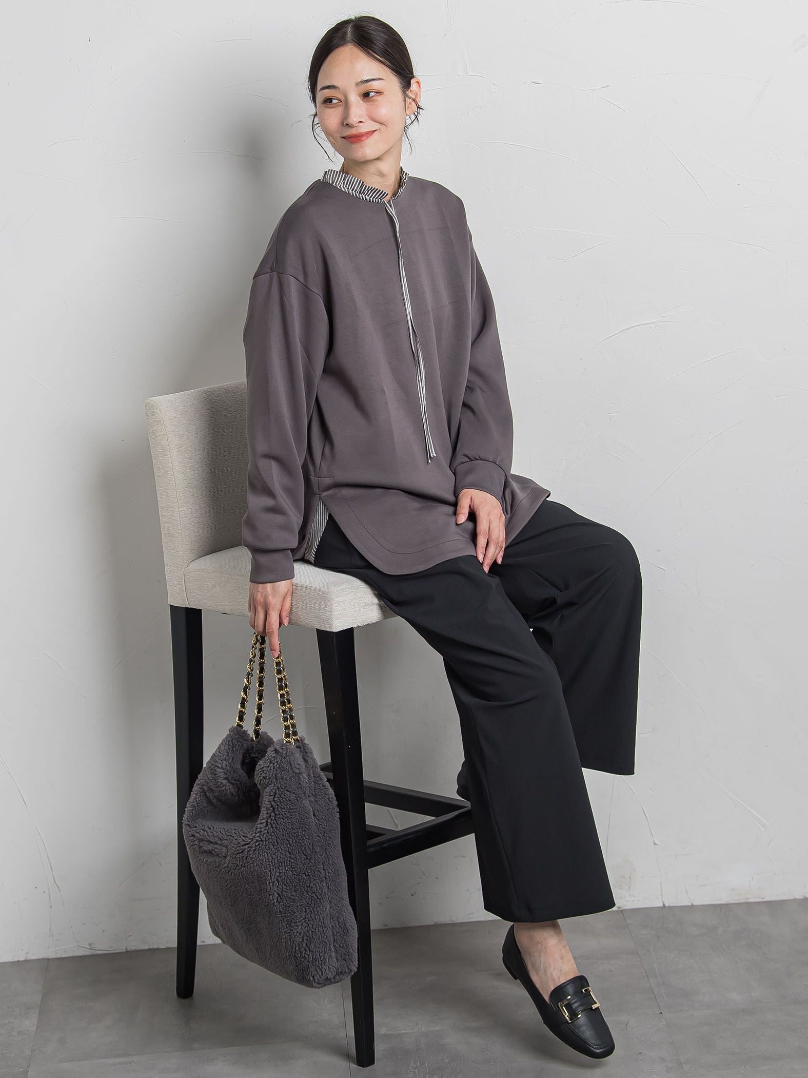 【WEB限定】ふんわリッチプルオーバー≪手洗い可能≫