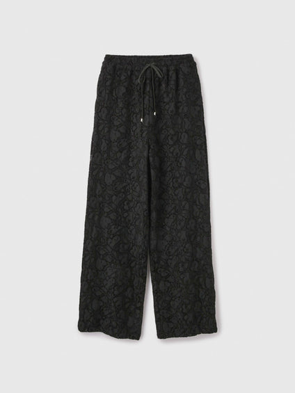 ブラッシュレースイージーワイドパンツ≪手洗い可能≫