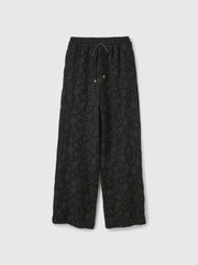 ブラッシュレースイージーワイドパンツ≪手洗い可能≫