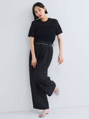 ライトツィード2タックパンツ≪セットアップ対応/手洗い可能≫