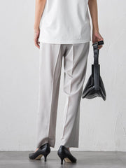 【大きいサイズ】【受注会限定】トリアセチノテーパードパンツ