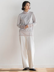 シアー切り替えカットソー