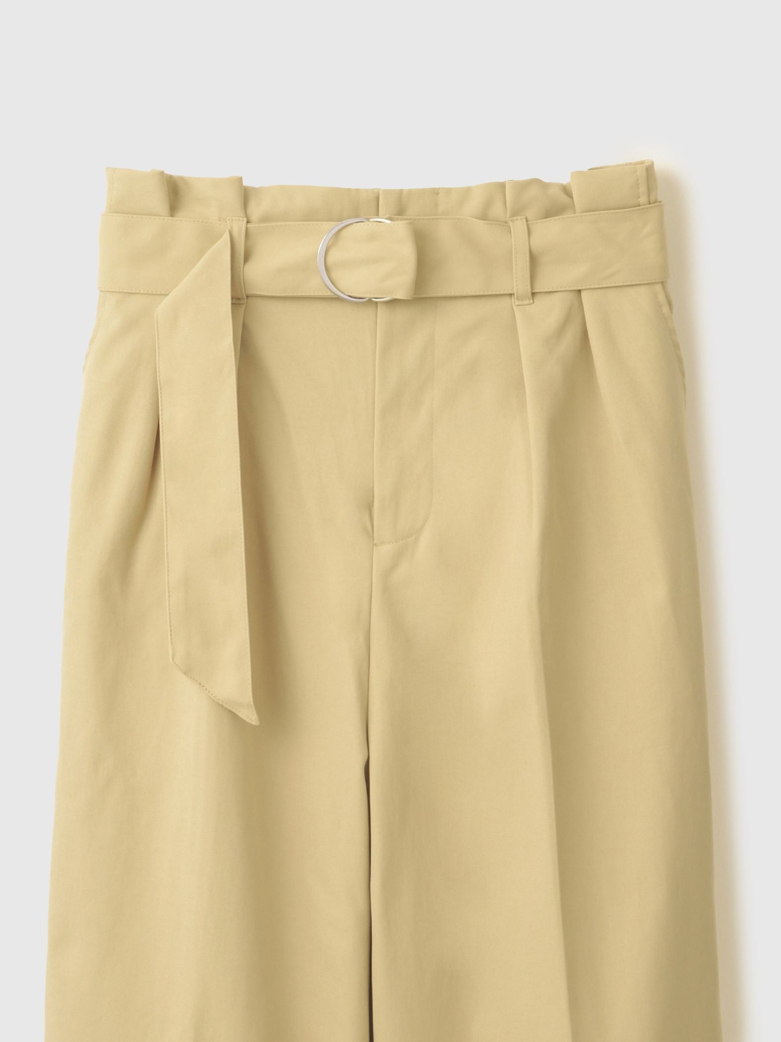 【大人の抜け感】ツイルチノワイドパンツ