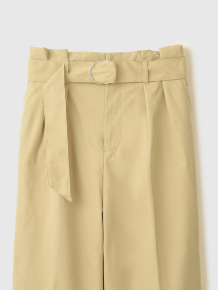 【大人の抜け感】ツイルチノワイドパンツ