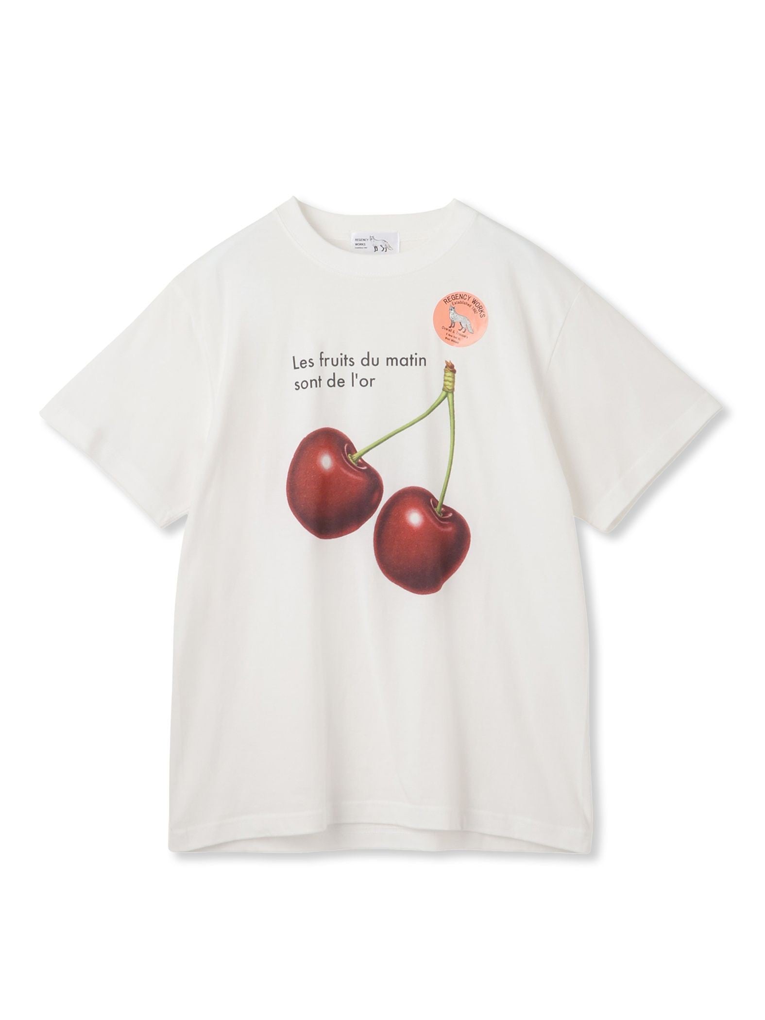 tシャツ 「WEB限定」「RegencyWorks」フルーツTシャツ cherry レディース WEB限定】【RegencyWorks】フルーツTシャツ cherry