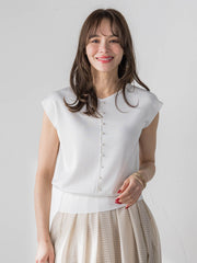 LUCINDA前後2wayパールニット