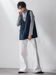 軽量ボンディング3ピーススカートセットアップ≪洗濯機で洗える≫