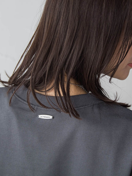 【WEB限定】バックプレートカットソー