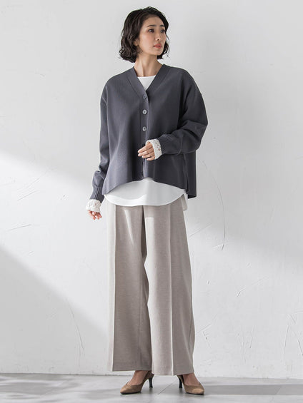 リネンライクオックスパンツ