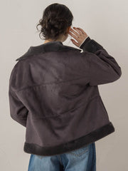 【WEB限定】フェイクムートンファーコート